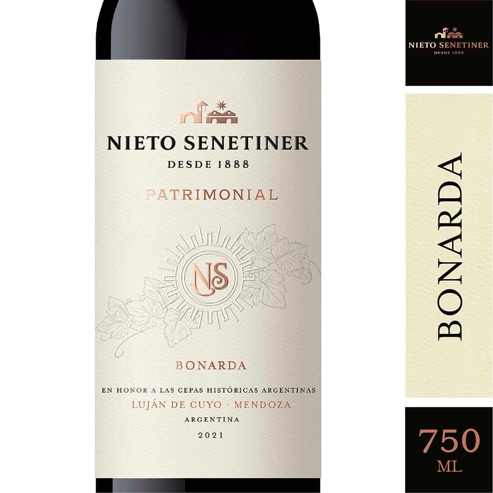 Vino Tinto Bonarda 750 Cc Nieto Senetiner