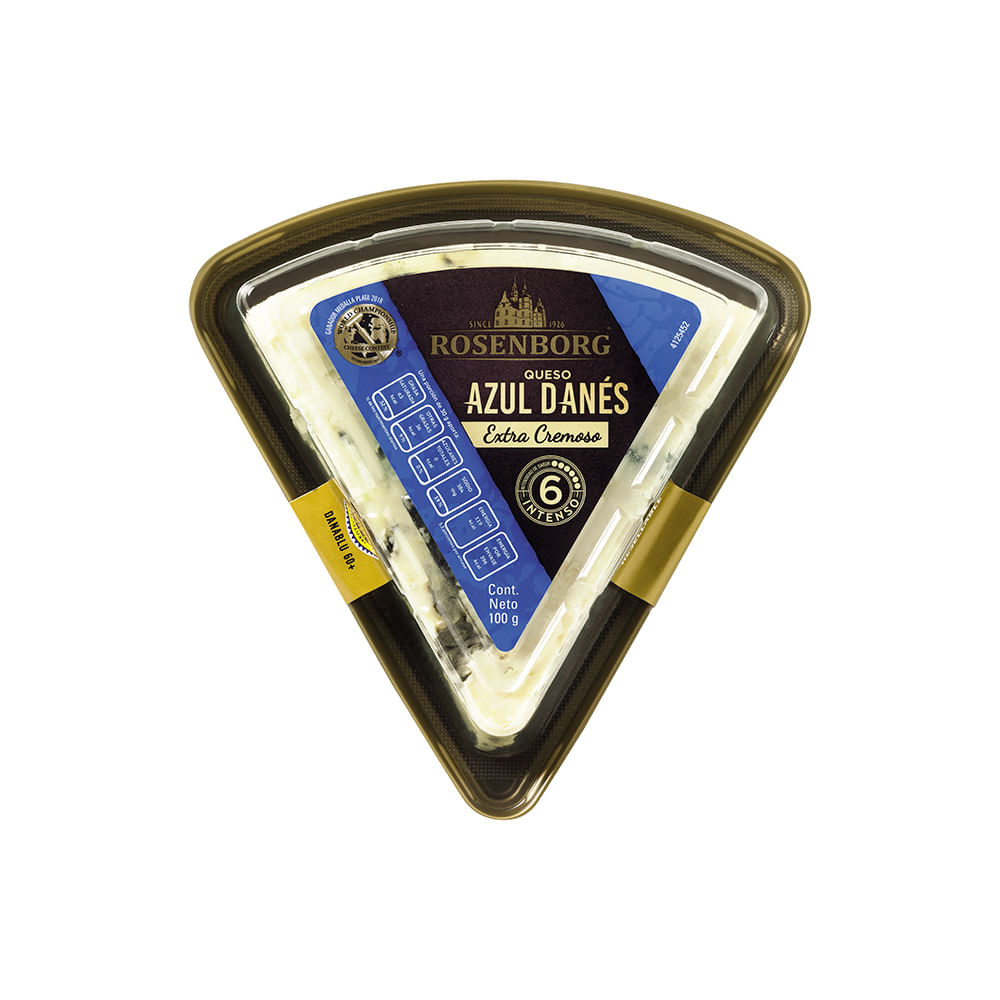 Queso Azul Extra Cremoso 100 Grs x 1 Un Rosenborg