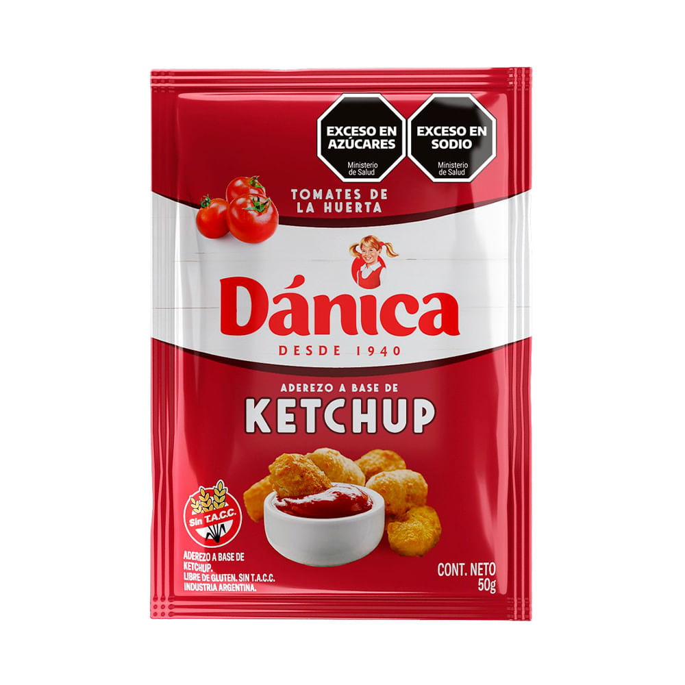 Aderezo Ketchup 50 Grs Danica