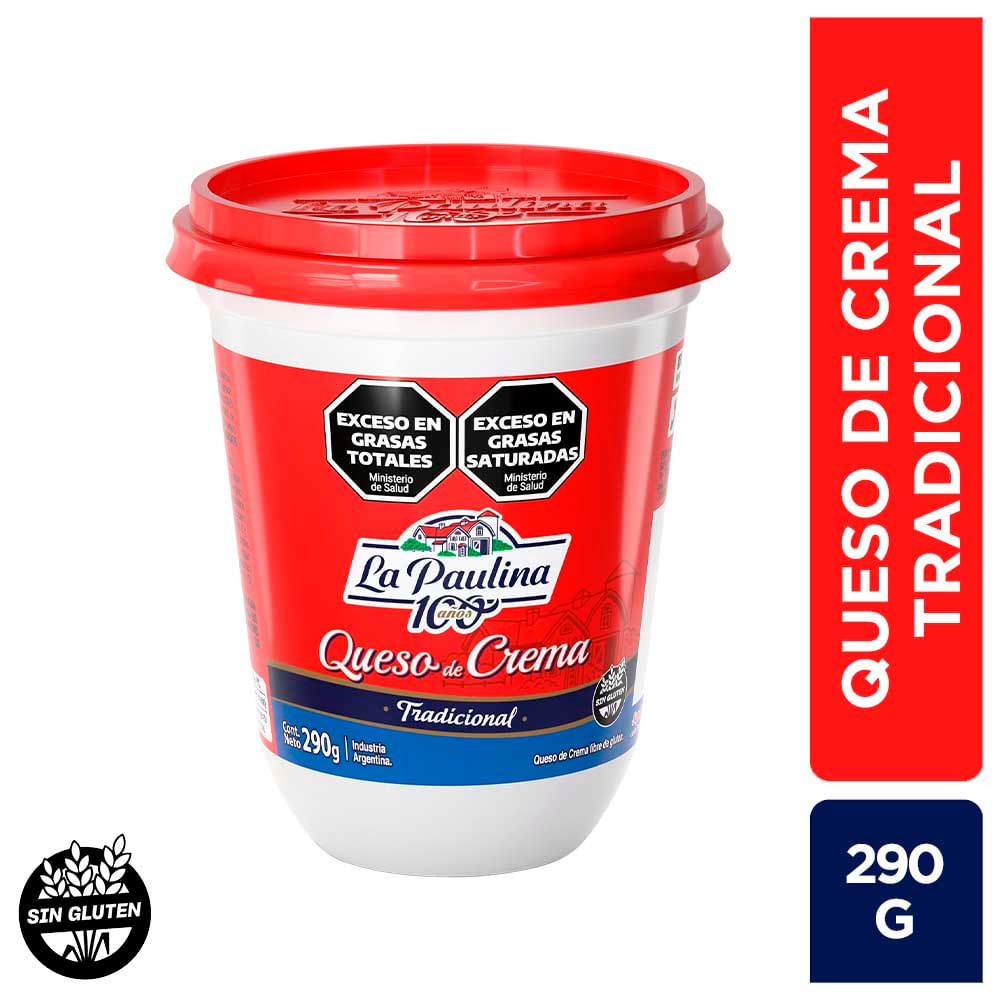 Queso Crema Tradicional x 0.290 Kg x 1 Un La Paulina