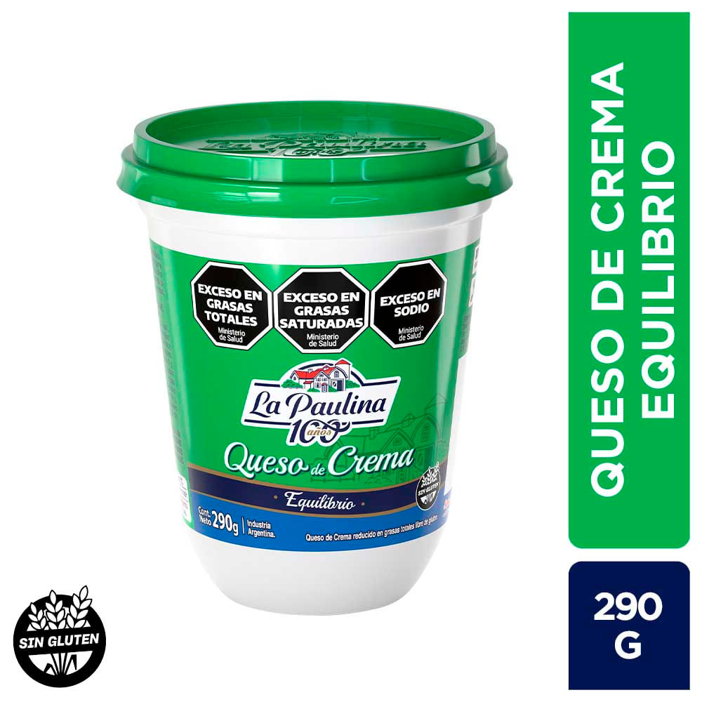 Queso Crema Light x 0.29 Kg x 1 Un La Paulina
