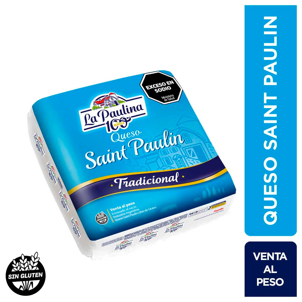 Queso Saint Paulin Tradicional x 1 Kg La Paulina