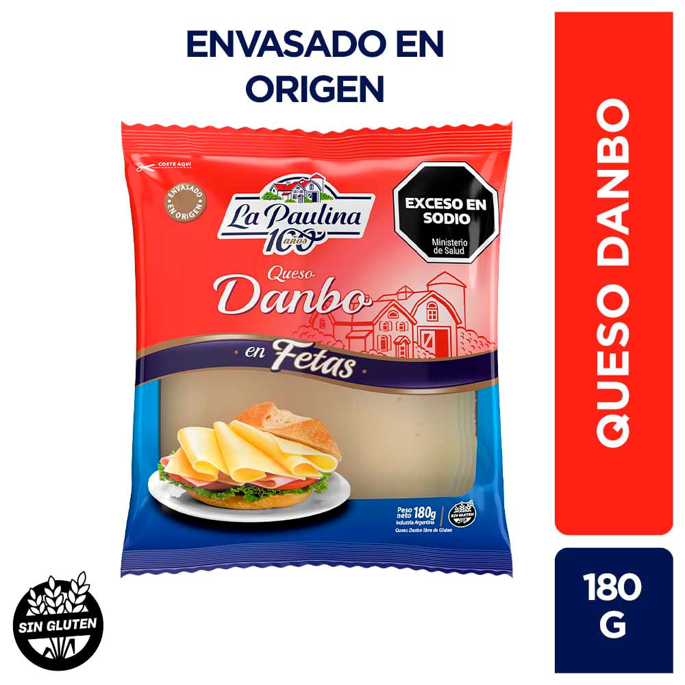 Queso Danbo en Fetas x 180 Gr La Paulina