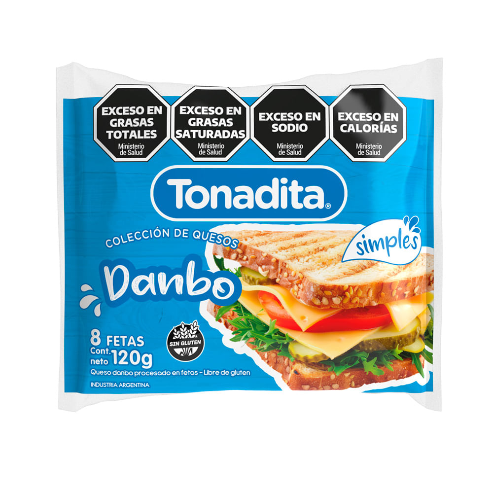 Queso Danbo Fetas Tonadita X 120 Gr