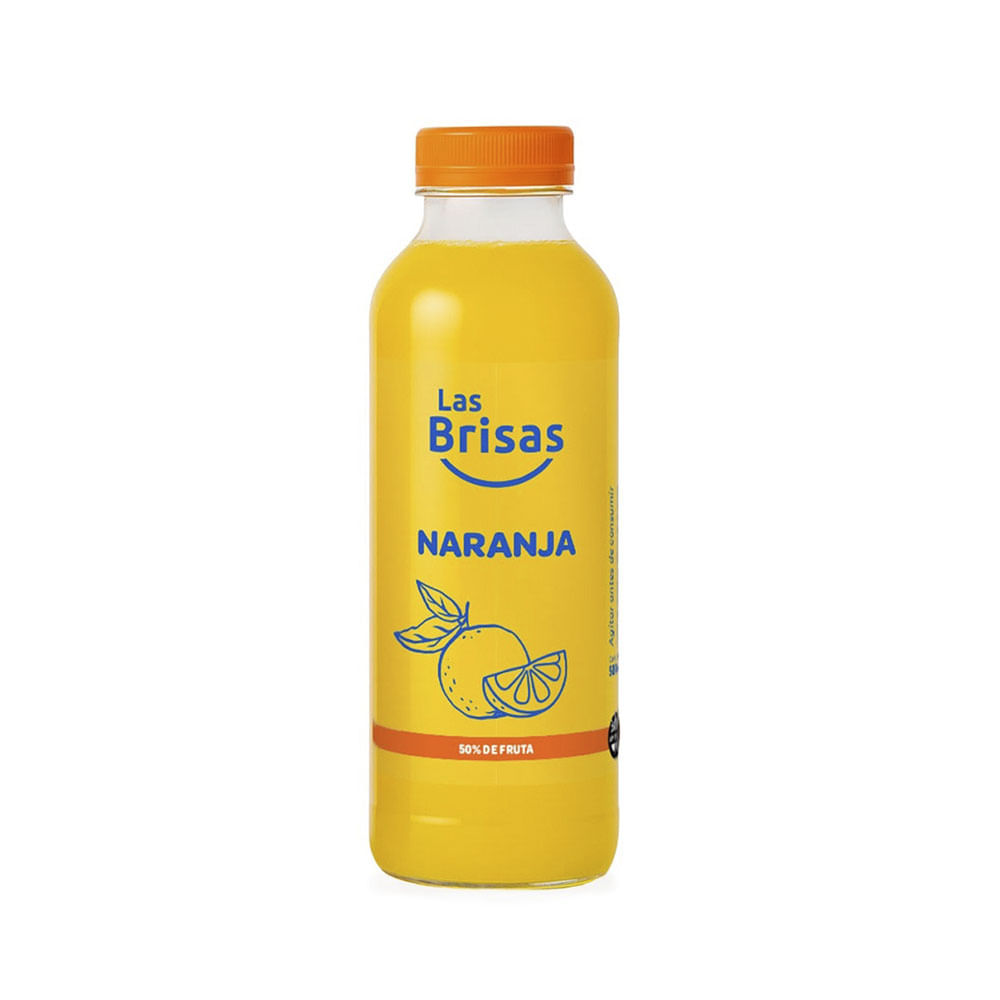 Jugo Fresco Sabor Naranja 500 Ml Las Brisas