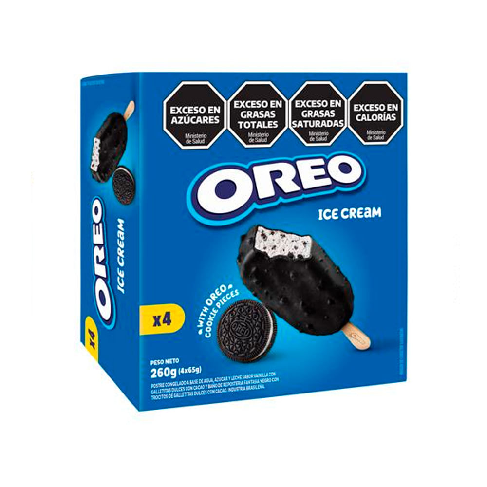 Helado Multipack X 4 Un De 65 Grs C/u Oreo