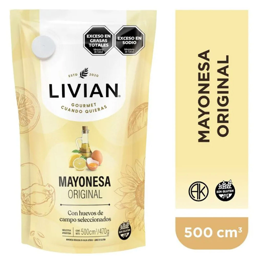 Mayonesa Original 500 Cc Livian
