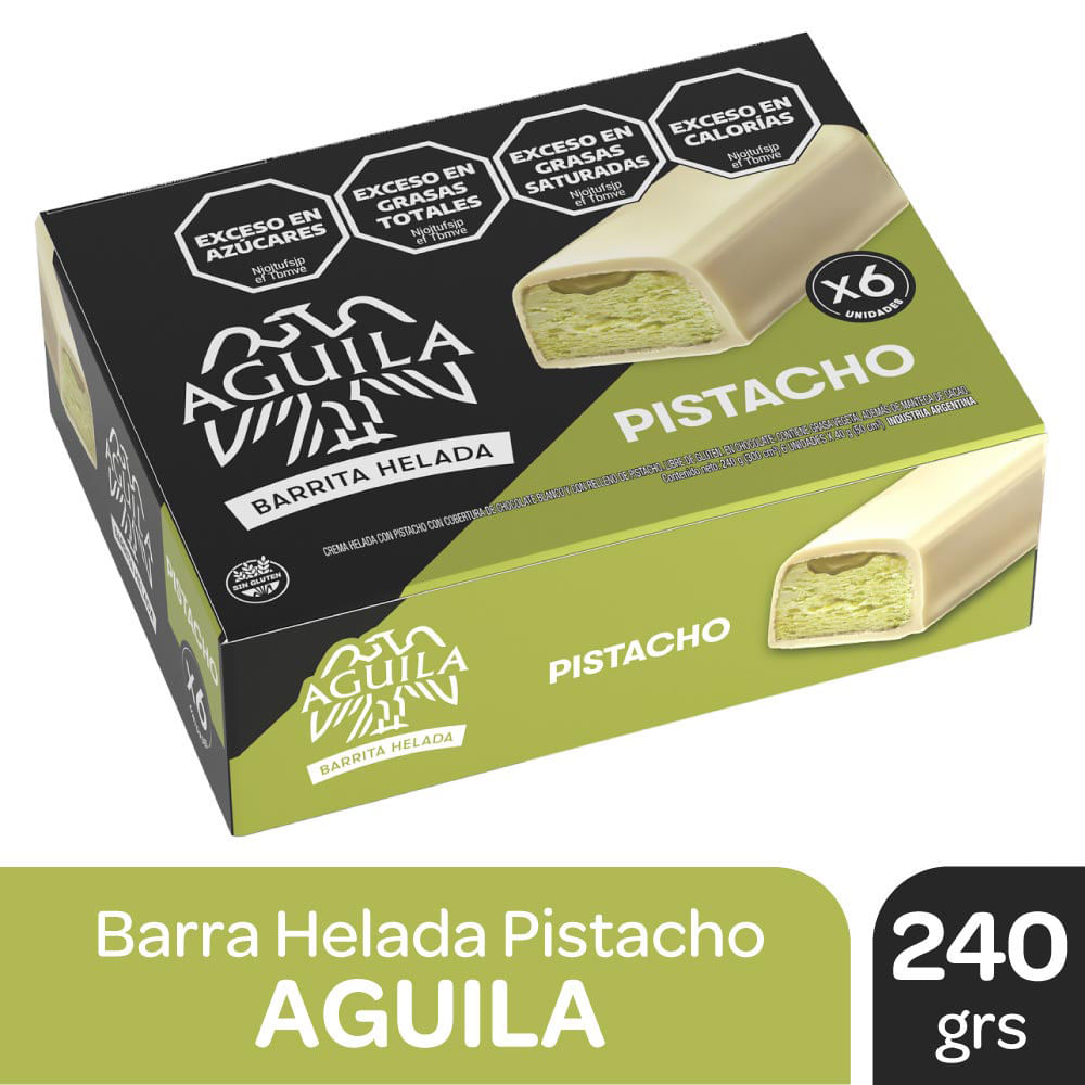 Helado Barrita Aguila Pistacho X 6 Arcor