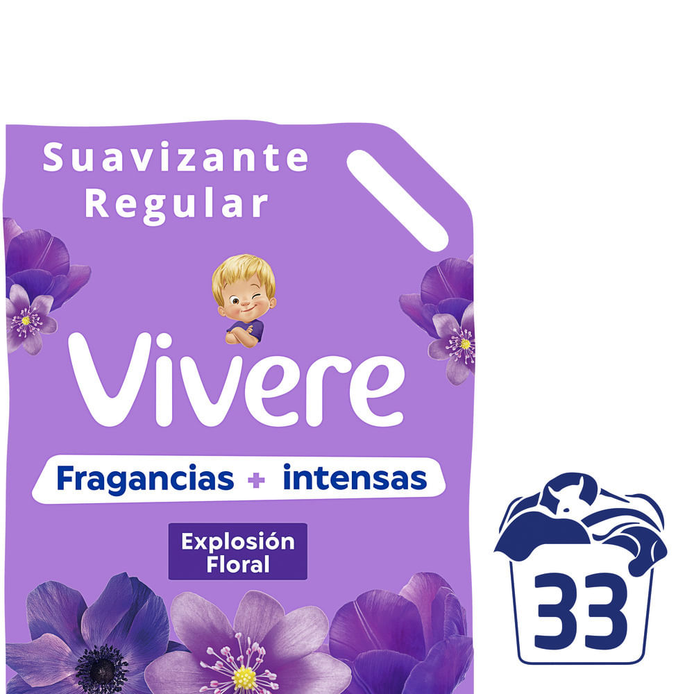 Suavizante para Ropa Explosión Floral 3000 Ml Vivere