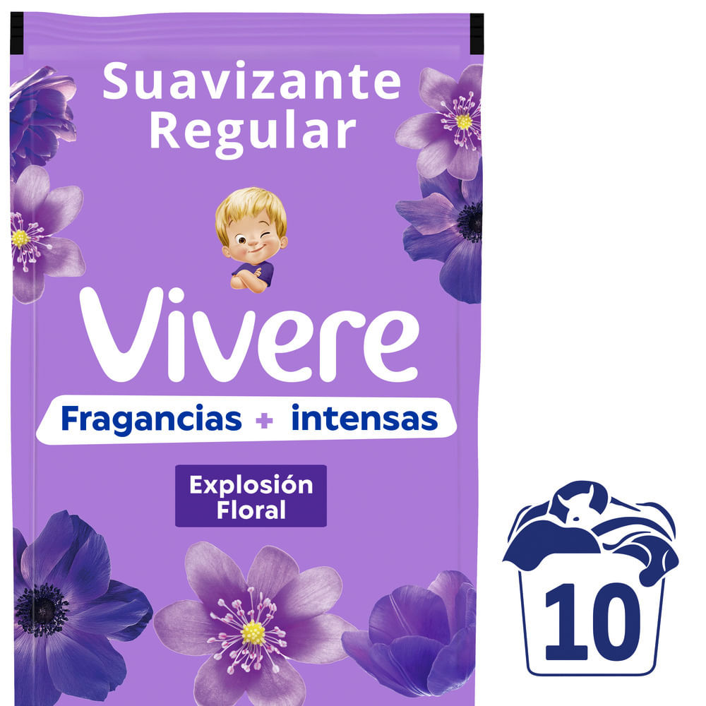 Suavizante para Ropa Explosión Floral 900 Ml Vivere