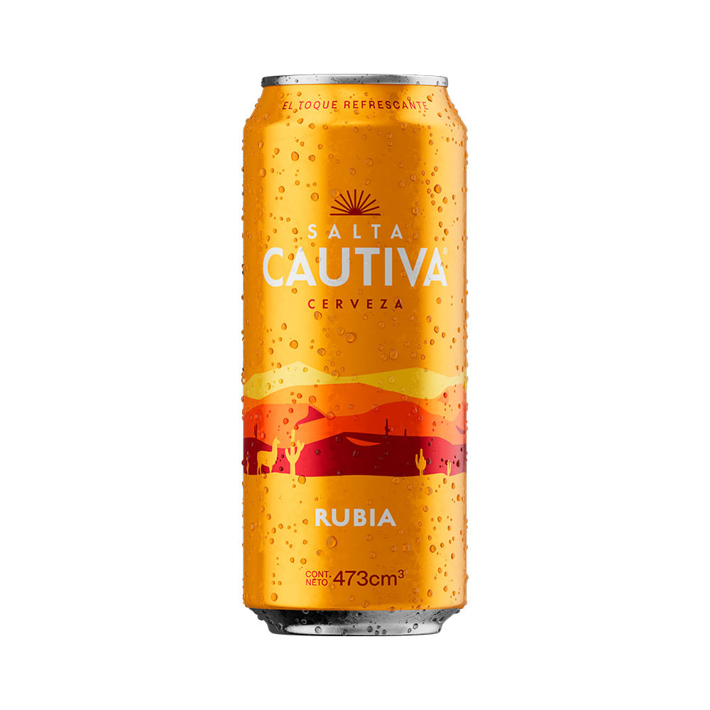 Cerveza Salta Cautiva Rubia 473 Ml