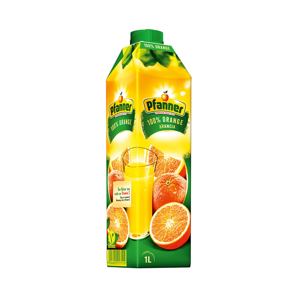 Jugo de Naranja Sabor Naranja 1 Lts Pfanner