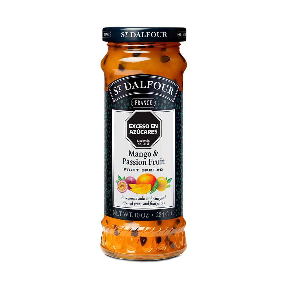 Mermelada Sabor Mango y Maracuyá 284 Grs Saint Dalfour