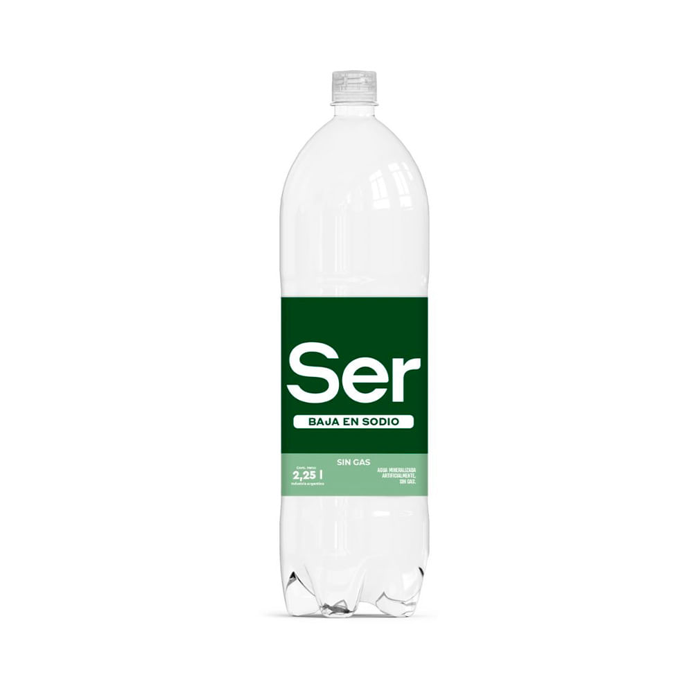 Agua Sin Gas Baja en Sodio 2,25 Lts Ser