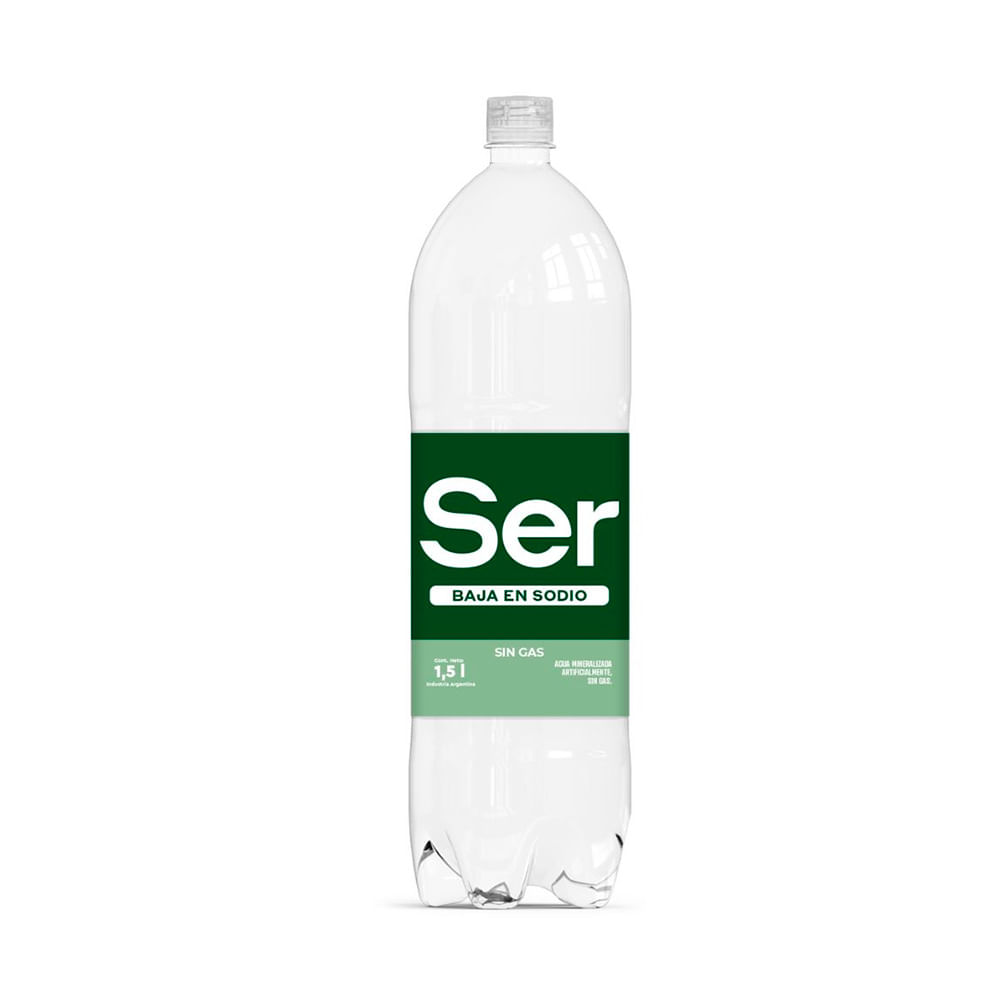 Agua Sin Gas Baja en Sodio 1,5 Lts Ser