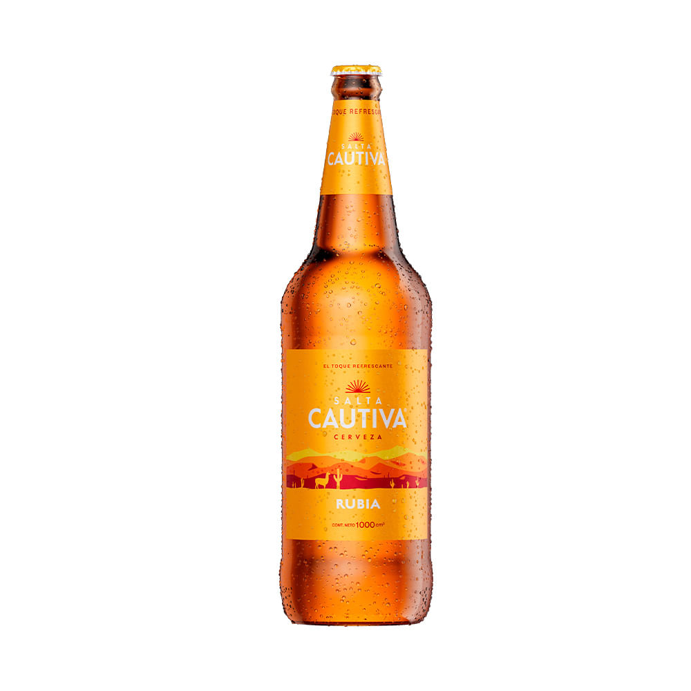 Cerveza Salta Cautiva Rubia 1lt Ret