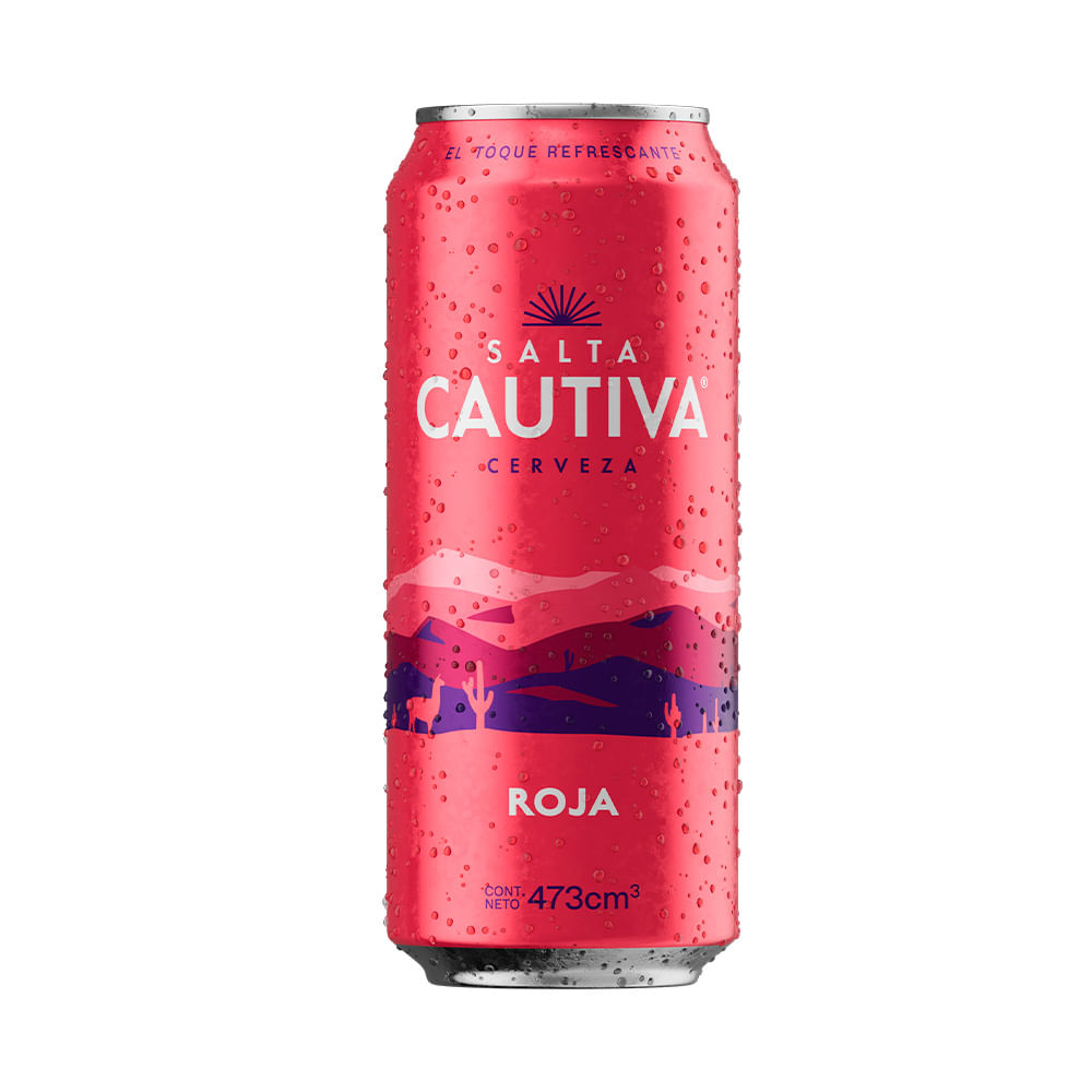 Cerveza Salta Cautiva Roja 473 Ml
