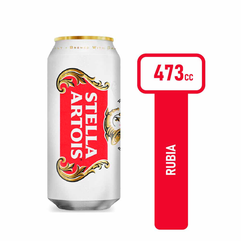 Cerveza Rubia 473 Cc Stella Artois