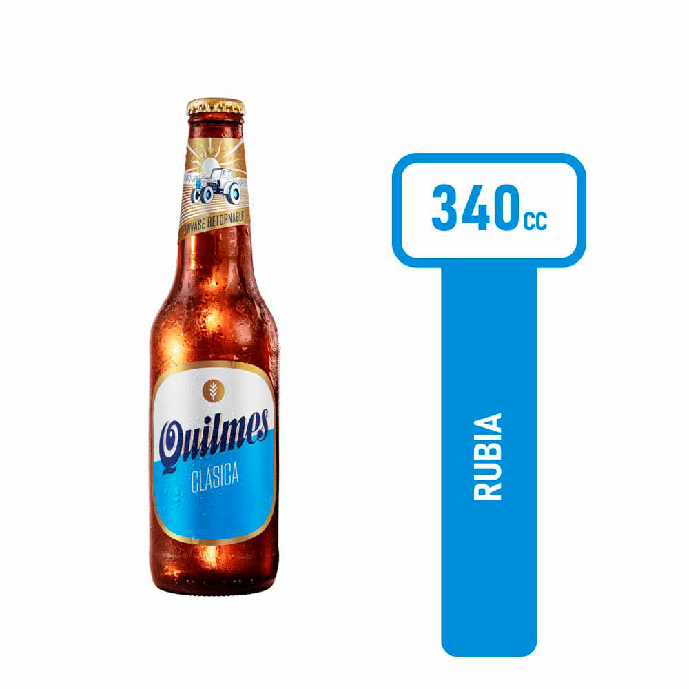 Cerveza Rubia 340 Cc Quilmes