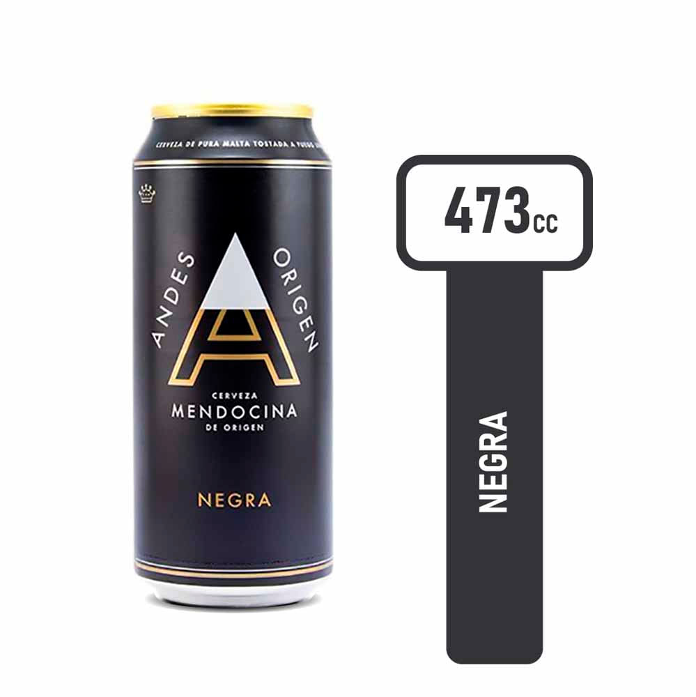 Cerveza Negra 473 Cc Andes