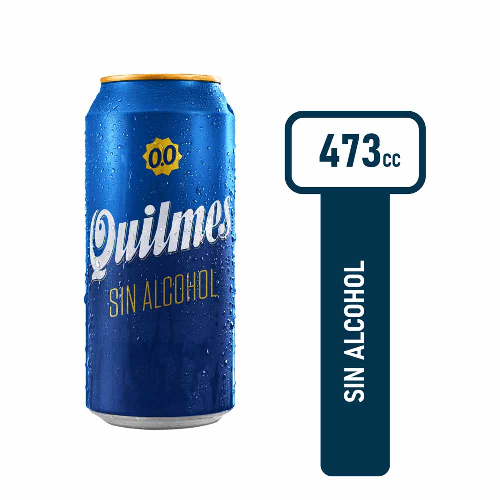 Cerveza Sin Alcohol 473 Cc Quilmes