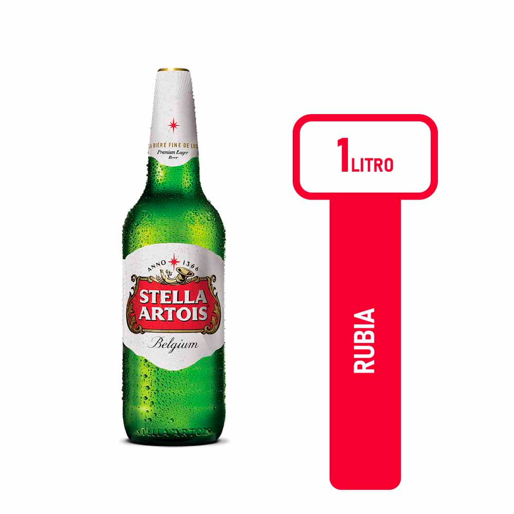 Cerveza Rubia 975 Ml Stella Artois