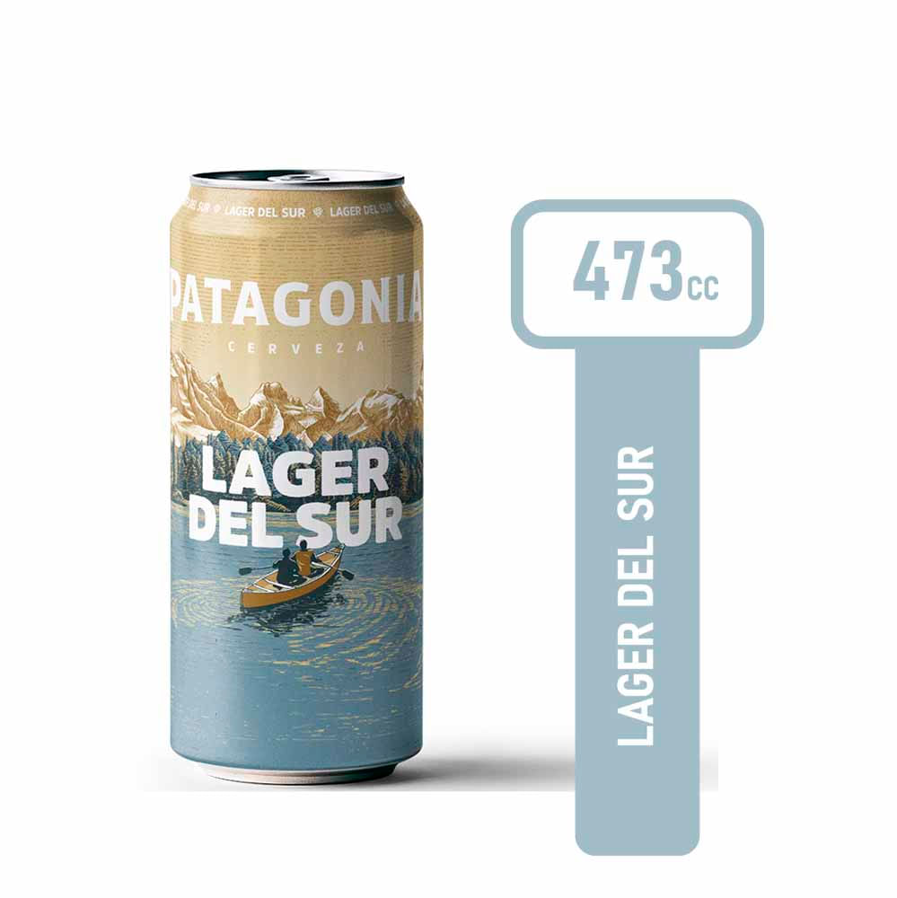 Cerveza Lager del Sur 473 Cc Patagonia