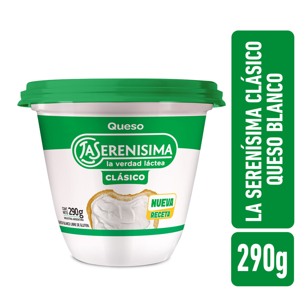 Queso Crema Blanco x 290 Grs La Serenísima Clásico