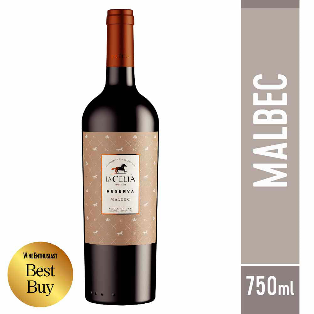 Vino La Celia Reserva Malbec 750cc