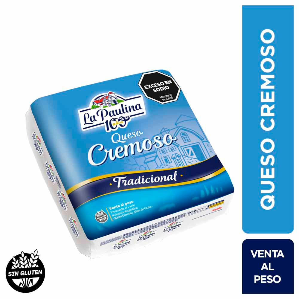 Queso Cremoso La Paulina Trozado Sobre 1 Kg