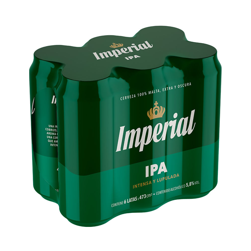 Cerveza IPA 473 Cc x 6 Un Imperial