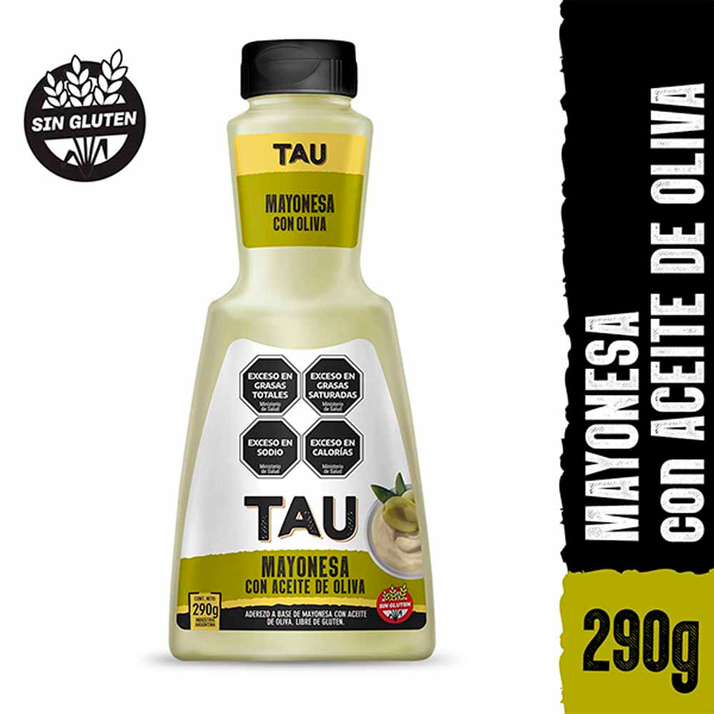 Mayonesa Sabor Oliva 290 Grs Tau Delta