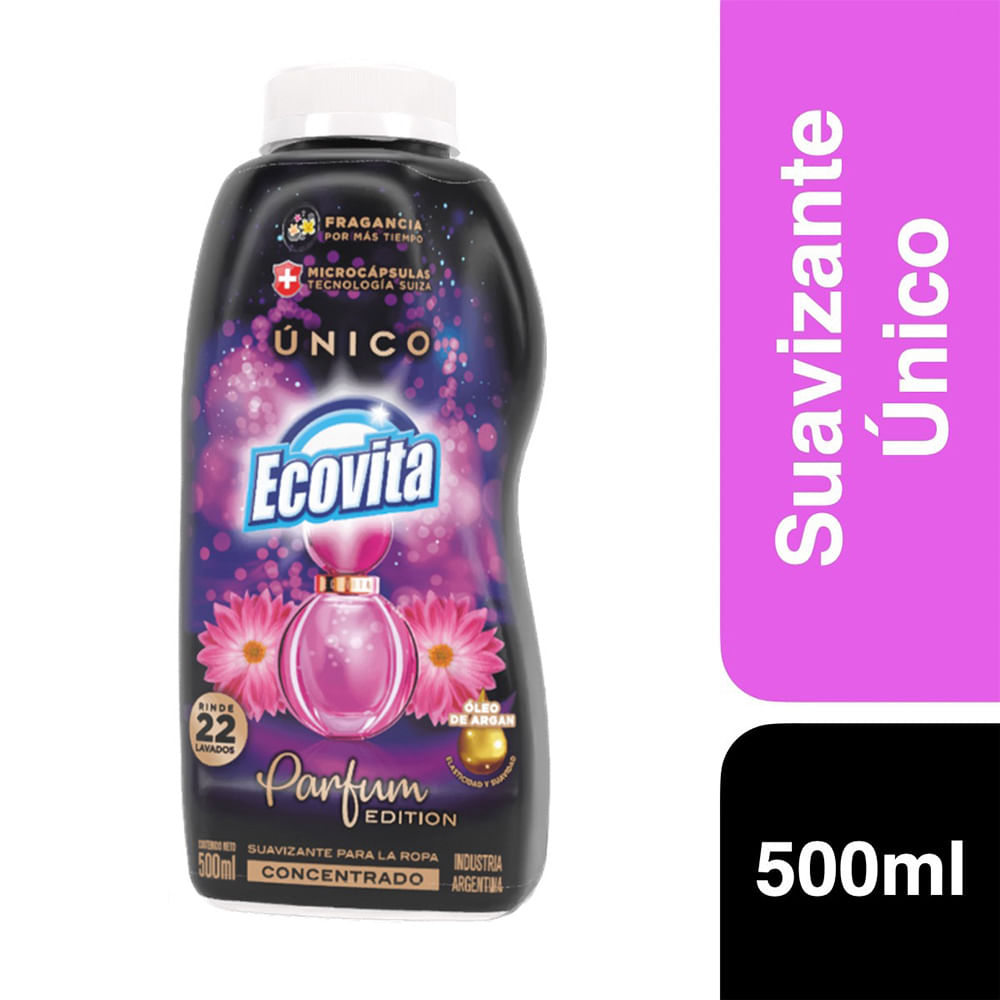 Suavizante Concentrado Unico Botella X 500 Ml Ecovita