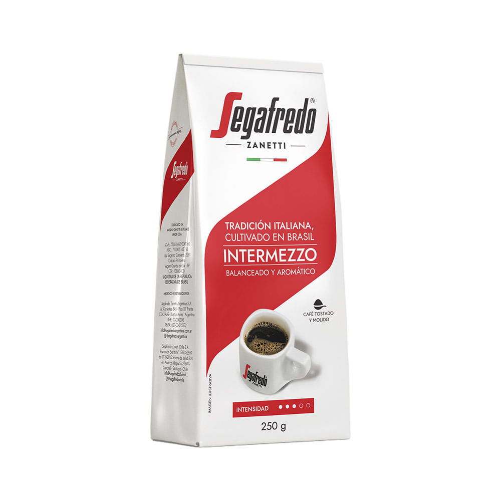 Café Molido Intermezzo 250 Grs Segafredo Zanetti