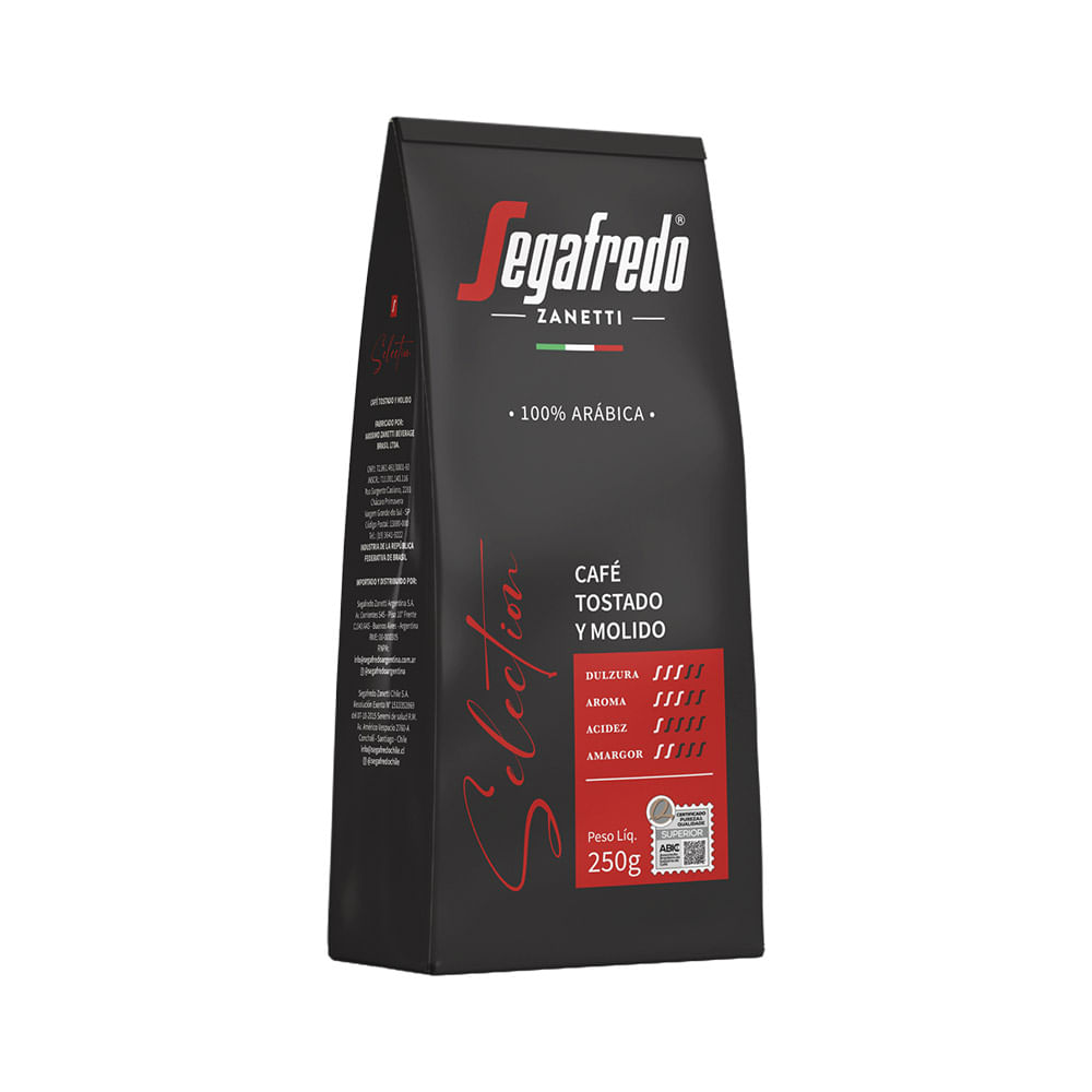 Café Molido Premium 250 Grs Segafredo Zanetti