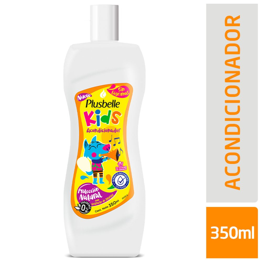 Acondicionador Kids Protección Natural 350 Ml Plusbelle