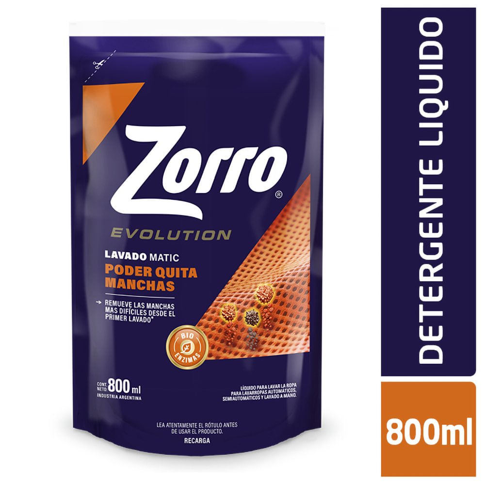 Jabon Líquido Evolution Quitamanchas Dp 800ml