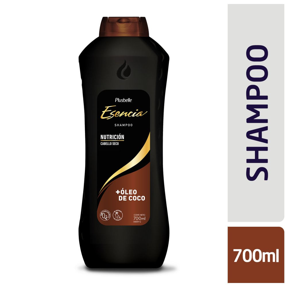 Shampoo Nutrición Cabello Seco Óleo de Coco 700 Ml Plusbelle