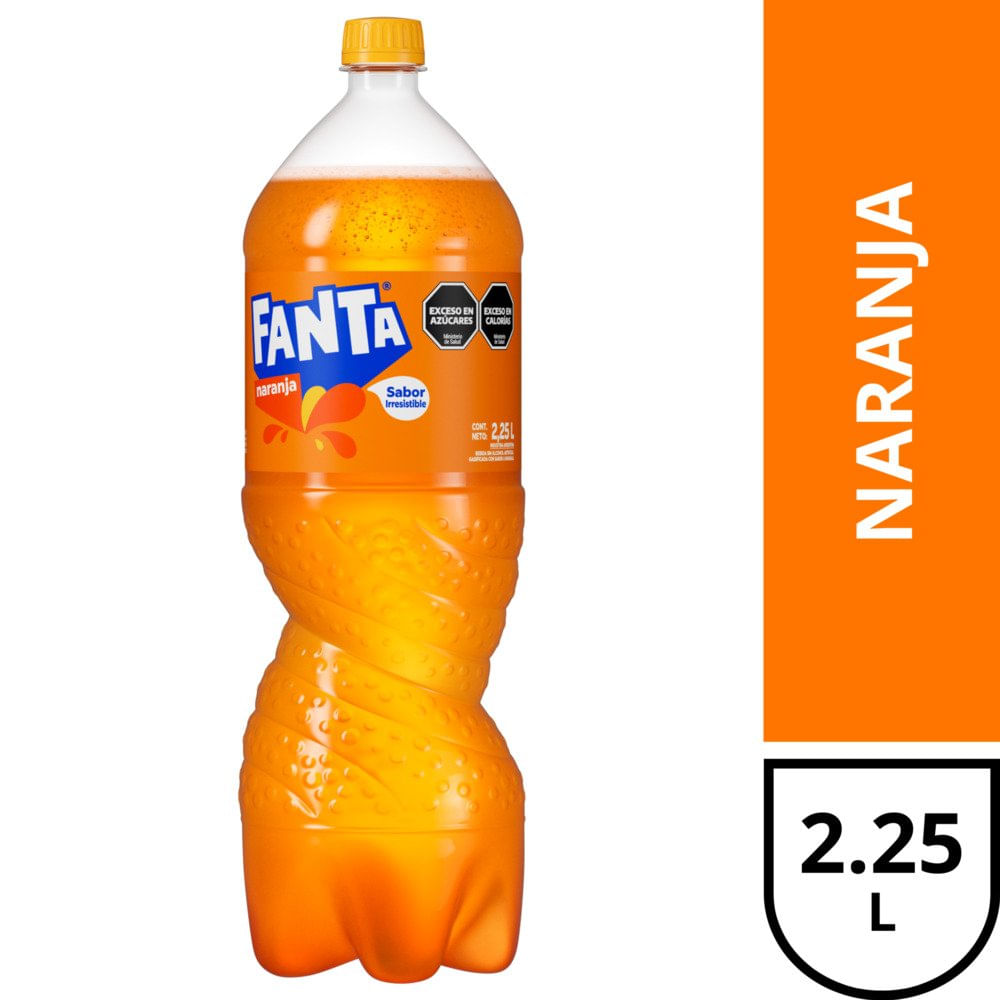 Gaseosa Sabor Naranja 2,25 Lts Fanta