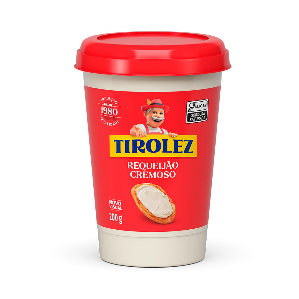 Queso Requeijão Cremoso Tradicional x 0.2 Kg Tirolez