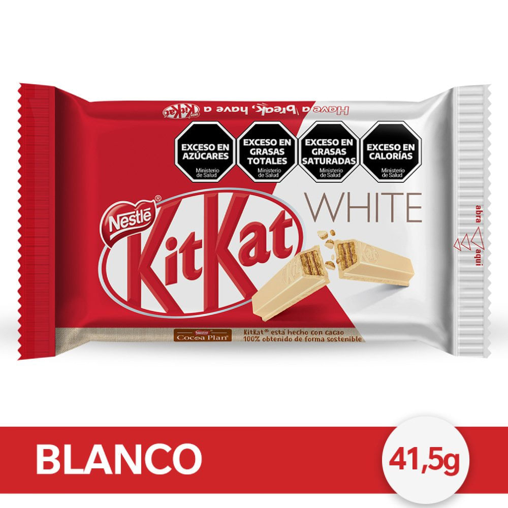 Oblea White 4 Fingers 41.5 Grs Kitkat®