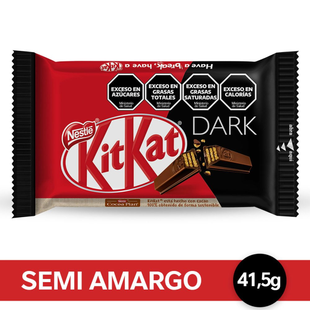 Oblea Dark 4 Fingers 41,5 Grs Kitkat®