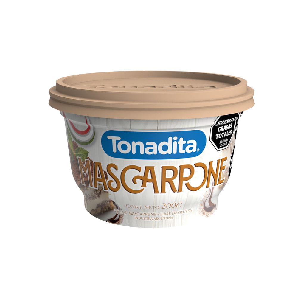 Queso Mascarpone X 200 Grs Tonadita