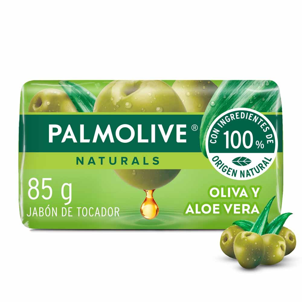 Jabón de Tocador Naturals Oliva y Aloe Vera 85 Grs Palmolive