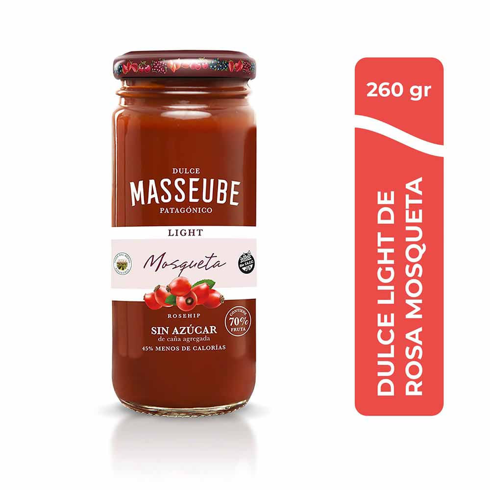 Mermelada Light Sabor Mosqueta 260 Grs Masseube