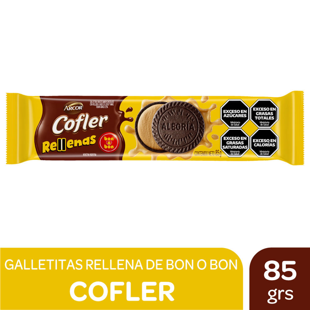 Galletitas Sabor Bon o Bon 85 Grs Cofler