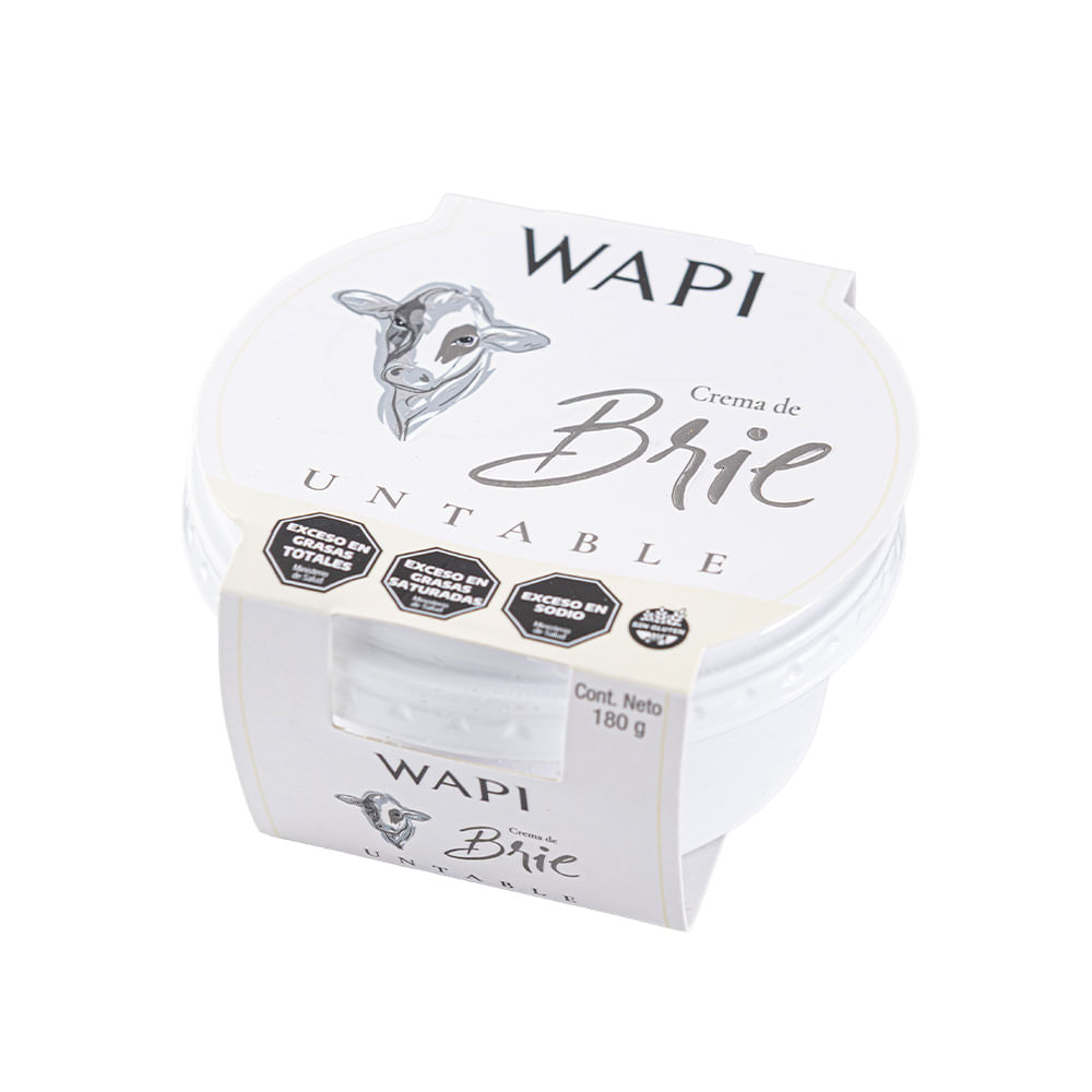 Queso Brie Untable 180gr Wapi