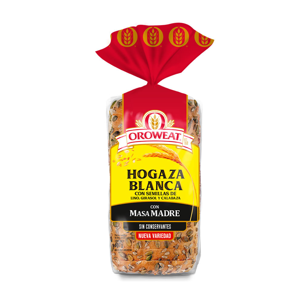 Pan Hogaza Blanca X 600 Grs Oroweat