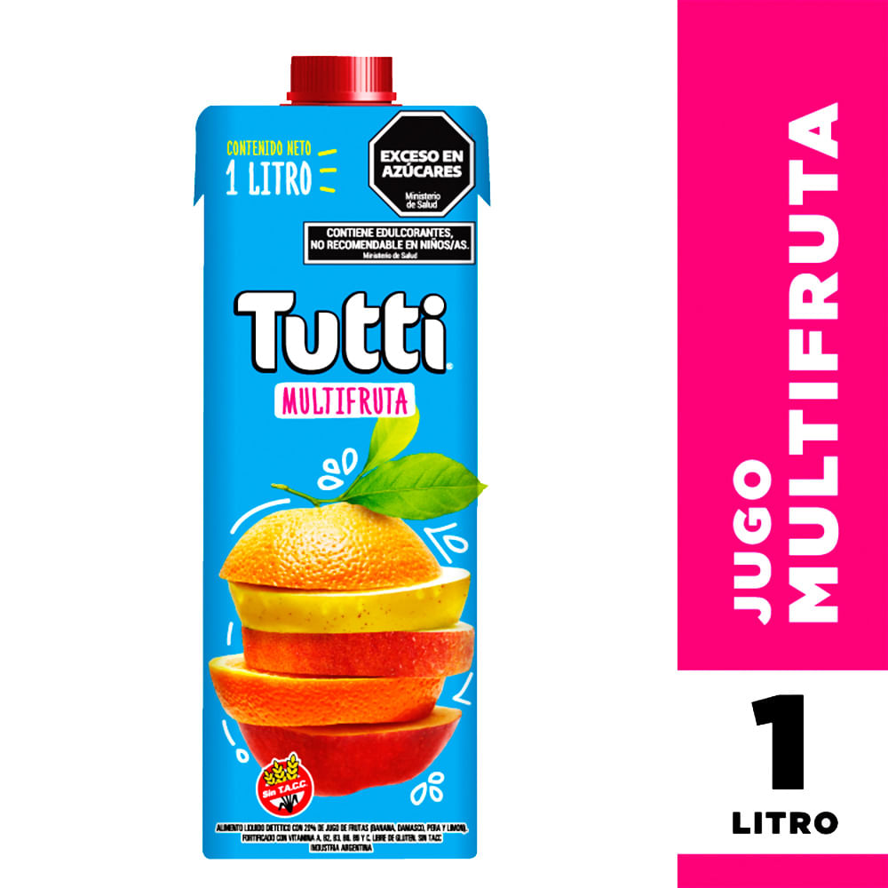 Jugo Sabor Multifruta 1 Lts Tutti