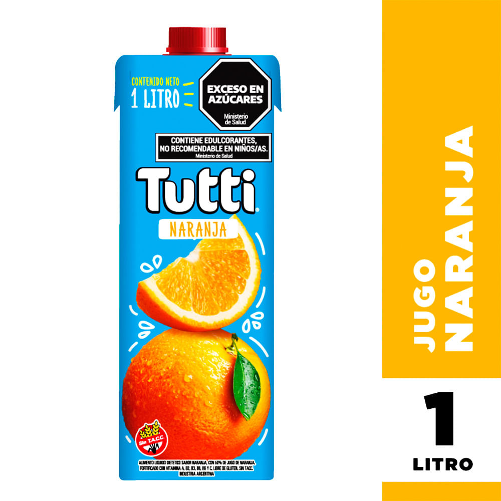 Jugo Sabor Naranja 1 Lts Tutti